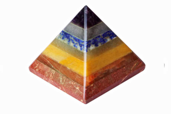 7 chakra stone pyramid